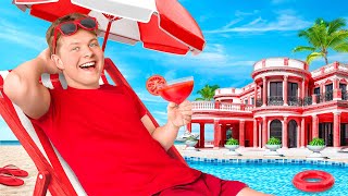 I Survived A Vacation In ONE COLOR!