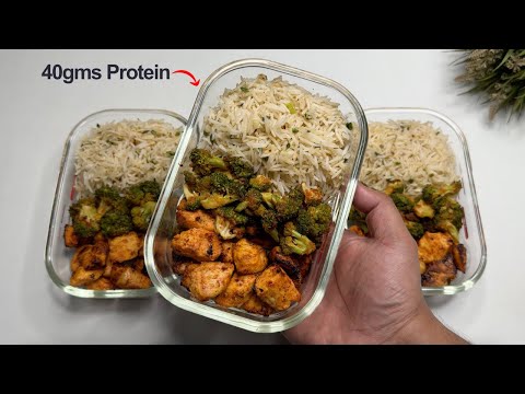 Easy high protein meal prep in 30mins | Chicken Broccoli Rice but better