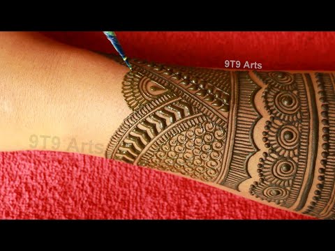 New Bridal Full Back Hand Mehndi design | easy mehndi designs | Mehandi ka design | #mehndidesigns