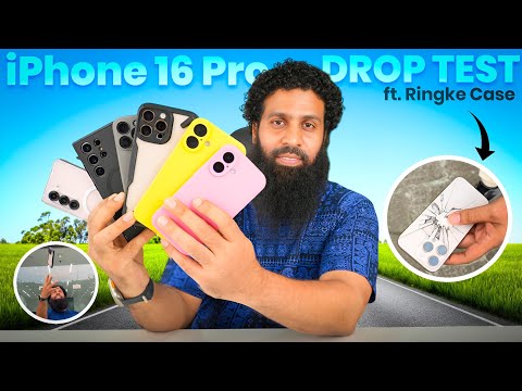 iPhone 16 Pro Drop Test | Best iPhone Cases & Screen Protectors | Ringke Cases