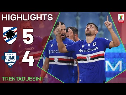 SAMPDORIA-COMO 5-4 (DCR) | HIGHLIGHTS | TRENTADUESIMI | Coppa Italia Frecciarossa 2024/25