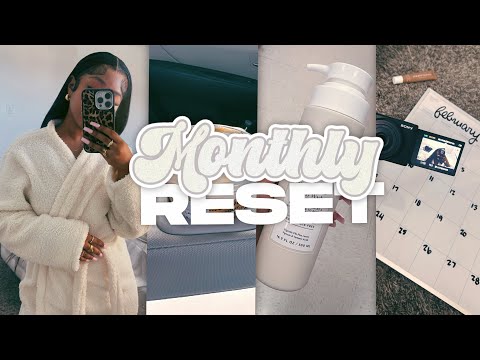 GETTING BACK IN ROUTINE | *monthly reset* get motivated w/ me, selfcare, school, errands