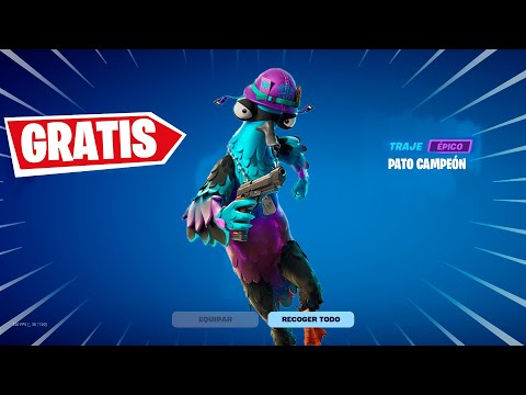 COMO CONSEGUIR GRATIS SKIN DE PATO CAMPEON EN FORTNITE