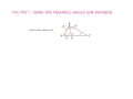 Triangle Angles and Theorems