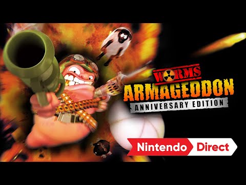 Worms Armageddon: Anniversary Edition – Release Date Trailer – Nintendo Switch