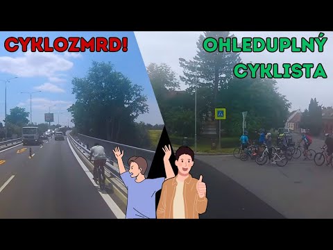 Kompilace ze silnic č.48 - (NE)OHLEDUPLNÝ CYKLISTA?!