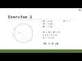 Secant and Chord Theorems