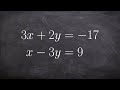 Solving Systems of Equations by Elimination
