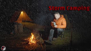 Things Get Crazy Fast - Camping in Heavy Rain with a Defective Tent