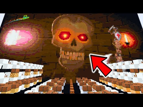 I Made the ''Skeletal Shenanigans" with Minecraft Note Block! | Geometry dash 2.2 | Slash Inferno