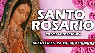 🔴 SANTO ROSARIO DE HOY MIÉRCOLES 24 DE SEPTIEMBRE 2025|MISTERIOS GLORIOSOS|Rosario a la Virgen María