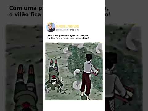 PRA QUE INIMIGOS? 😂 #anime #narutoshippuden #tenten #rocklee #neji #fyp