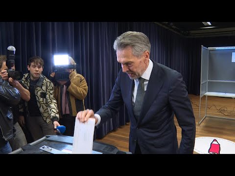 Dutch Prime Minister Schoof votes in parliamentary election | AFP