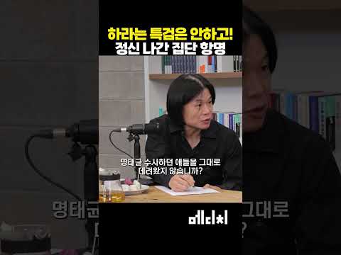 하라는 특검은 안하고! 정신 나간 집단 항명 #특검 #검찰청폐지 #검찰개혁