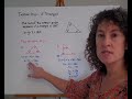 Exploring Interior Angles of Triangles