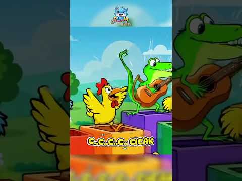 Lagu ABC Nama Binatang Ayam Bebek Cicak Domba Elang | Lagu Anak Balita Edukasi