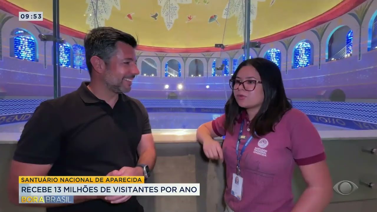 Turismo religioso em Aparecida movimenta 13 milhões de pessoas por ano | Bora Brasil