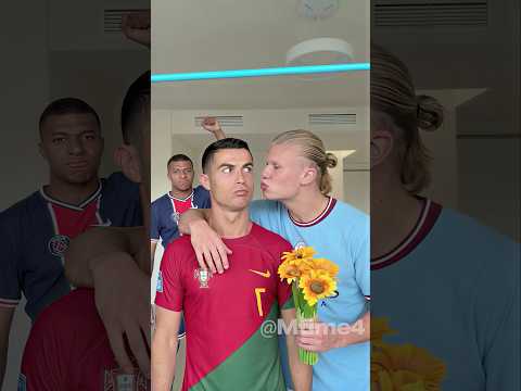 This Moment Made Mbappé Jealous 😳 #mbappe #ronaldo #haaland