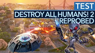 Vido-Test : Das neue Remake jagt die halbe Welt hoch! - Destroy All Humans! 2 - Reprobed im Test / Review