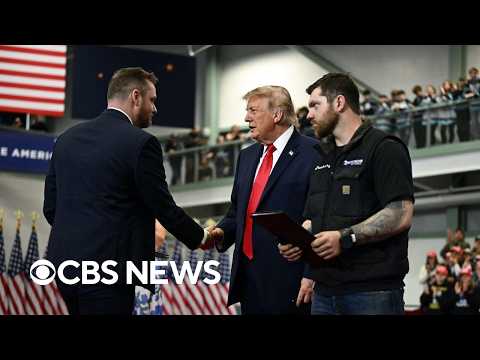 Trump issues pardons to 2 auto shop owners at Alaska rally
