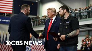 YouTube video thumbnail: Trump Issues Pardons to 2 Auto Shop Owners at Alaska Rally