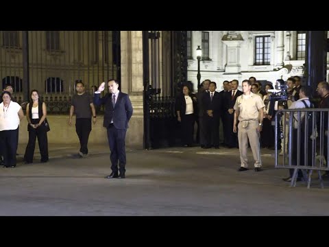 Outgoing Peru's President bids farewell at the presidential palace after impeachment | AFP