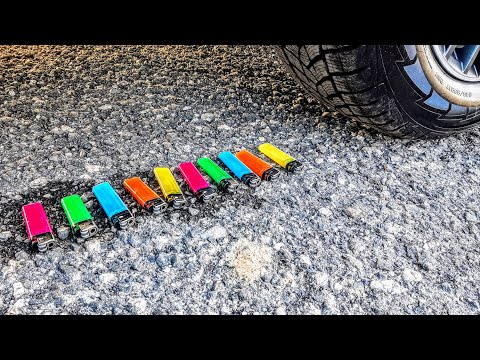 Experiment Car vs Firelighter | Crushing Crunchy & Soft Things by Car