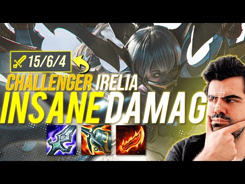CHALLENGER IRELIA HARD CARRYING WITH INSANE DAMAGE | IreliaCarriesU