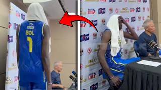 Bol Bol First Interview | Giant Star Turns Heads in PBA Media Room!