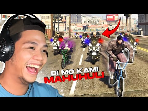 Bisekleta vs 6 POLICE SUPERBIKE - LAPTRIP NA HABULAN