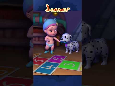 Hop A Little Jump A Little Action Song - Nursery Rhymes & Songs | Infobells #babyrhymes #rhymes
