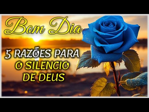 Mensagem de Bom Dia I  5 Razões para o Silêncio de Deus