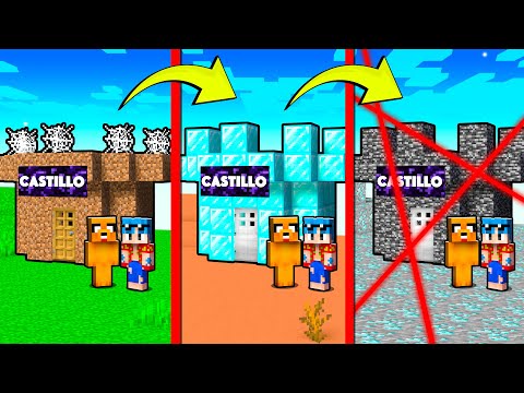 ¡PASAMOS de CASTILLO NOOB a CASTILLO HACKER en SÓLO 3 DÍAS! 😱🏰 ¡Los COMPAS en MINECRAFT!