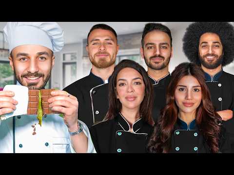 تحدي مين احسن يوتيوبر يسوي شوكولاته دبي الترند 🍫🧑‍🍳