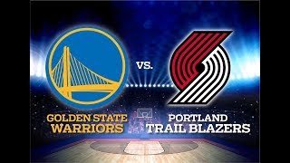 NBA LIVE Warriors Vs Blazers