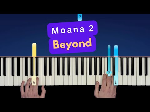 Moyana 2 - Beyond - Easy Piano Tutorial