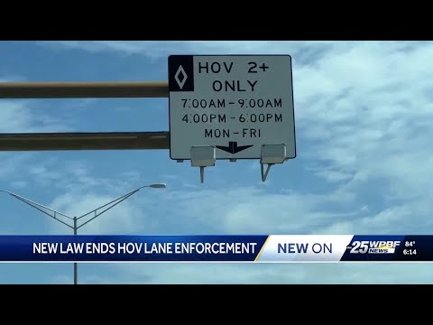 YouTube video thumbnail: Florida Does Away With HOV Lanes