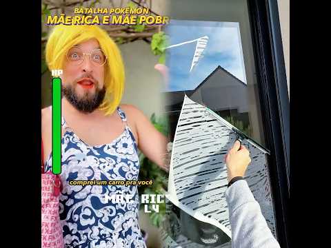 MÃE POBRE VS MÃE RICA 🤣 Pokémon Batalha #humor #trap