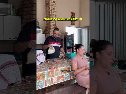 Só queria fazer um churrasco… 🥲🤣#madeinmud #casal #humor