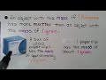 Estimating and Measuring Mass in Metric Units
