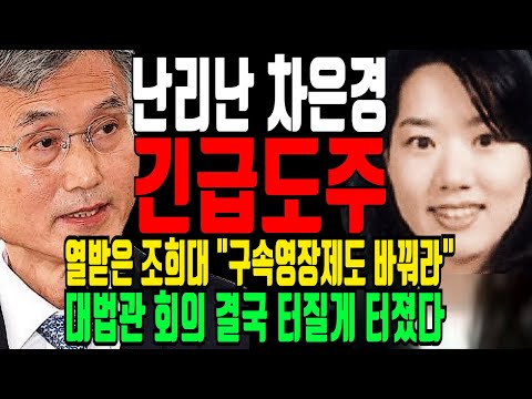 "당신 지금 제정신이야!?" 열받은 조희대 대법원장 호통에 결국 서부지법 초토화