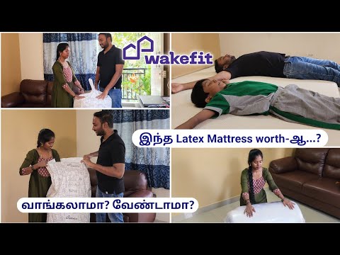 😍It's FINALLY here...!!! இனி நிம்மதியா தூங்கலாம்| 💁‍♀️Honest Comparison of Wakefit Latex mattress