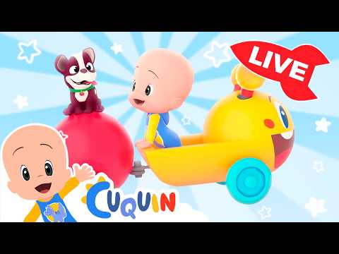 🔴DIRECTO🔴 Aprende  colores,  números y formas con Cuquín | Videos educativos