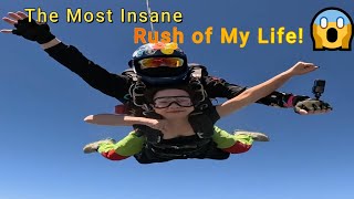 Jumping Out of a Plane || The Most Insane Rush of My Life! 🪂😱