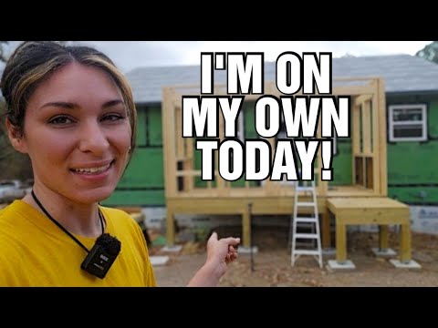 Can I SAVE This Build, ALONE?! Updates You Cant Miss On Our Cabin Homestead| Animals Garden & BTS