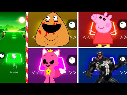 Pou Vs Peppa Pig Exe Vs Pinkfong Exe Vs Venom | #tileshop