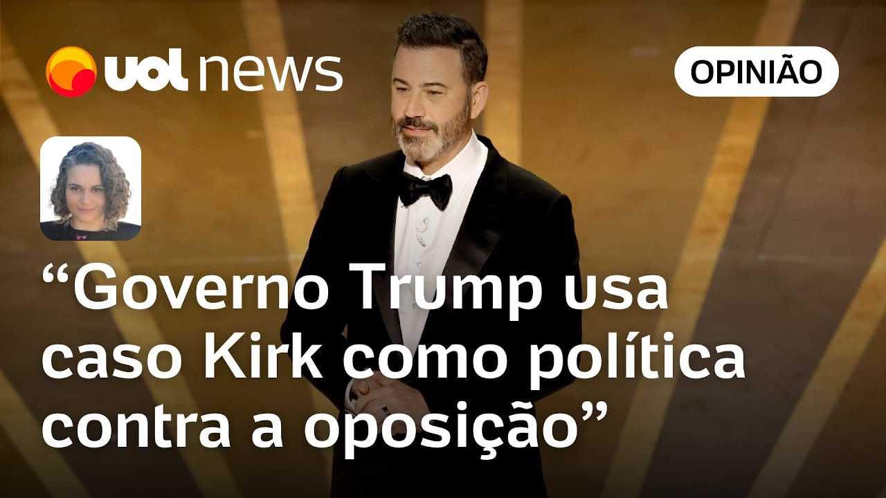 Jimmy Kimmel fora do ar mostra que governo Trump politiza caso Charlie Kirk | Mariana Sanches