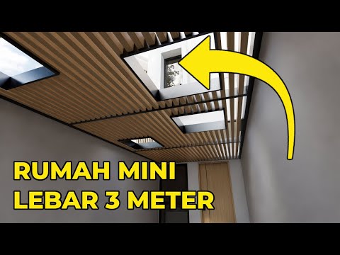 Lebarnya Hanya 3 Meter, Tapi Ada Rooftop! Rumah Unik Ini Punya Kejutan!