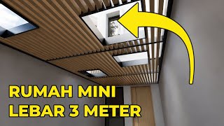 Lebarnya Hanya 3 Meter, Tapi Ada Rooftop! Rumah Unik Ini Punya Kejutan!