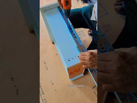 Drawer channel fitting #trending👍🔨 #short @SAJID WOOD WORK #homedecor #homemaking